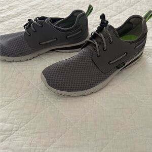 Sperry Gray and Green Men's Boat Shoes